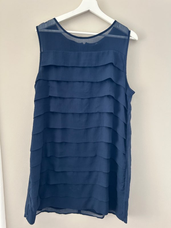 Blár stuttur kjóll h&m