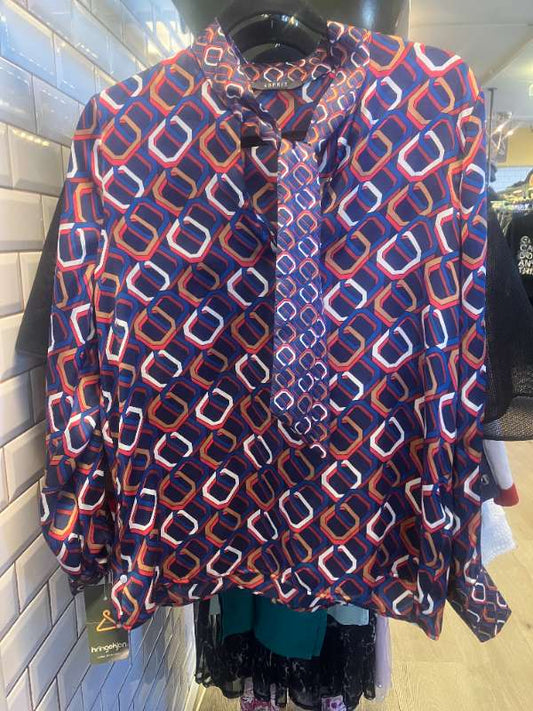 Espirit geometric blússa