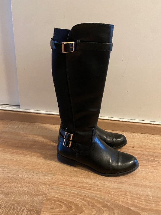 Black high boots