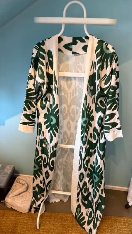 Green cardigan