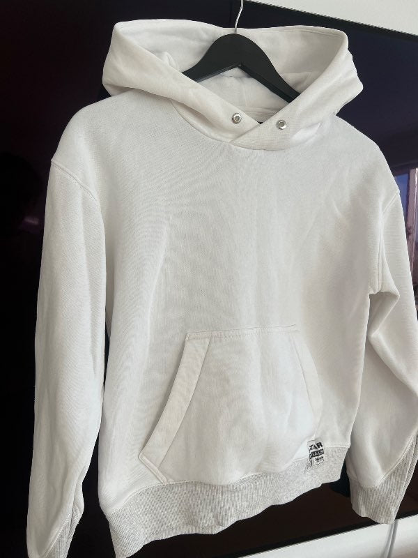White hoodie, G-Star raw