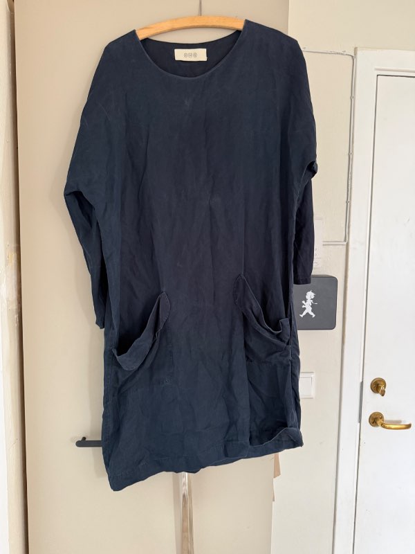 Blár kjóll keyptur í ORG 100%tencel