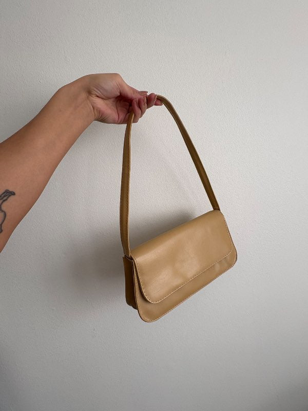 Vintage shoulder bag beige
