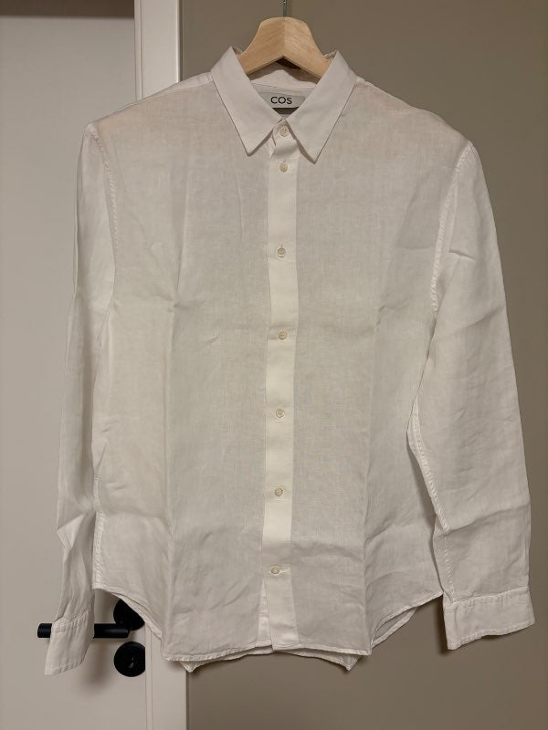 COS Linen Shirt White