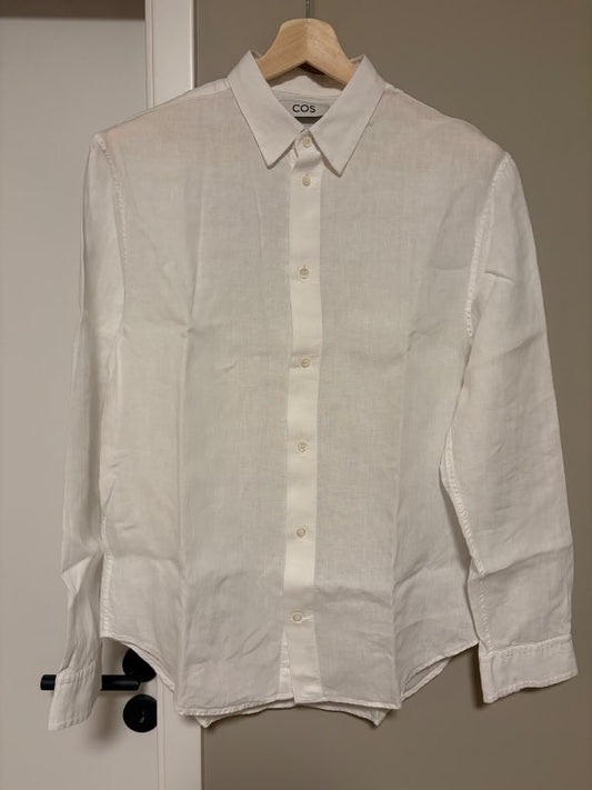 COS Linen Shirt White