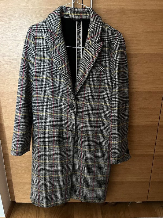Koflótt ullarkápa  Topshop