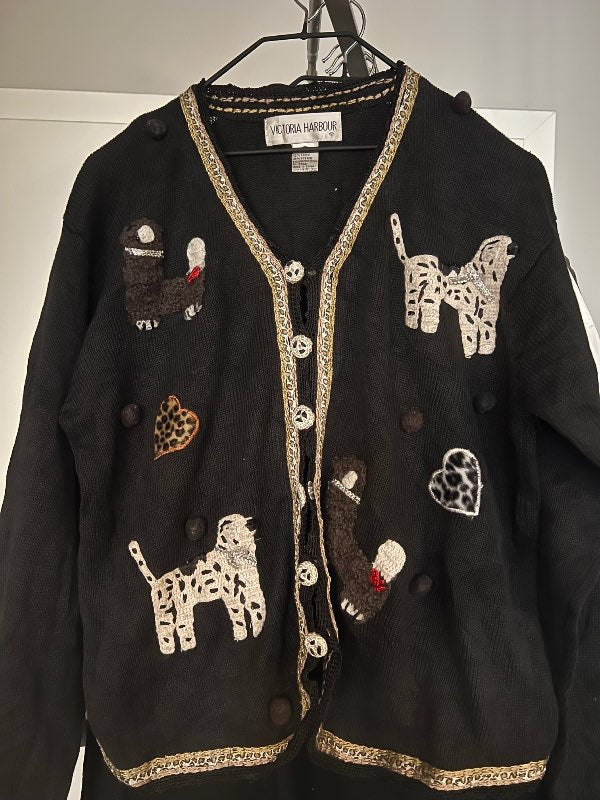 Vintage Novelty Knit Sweater
