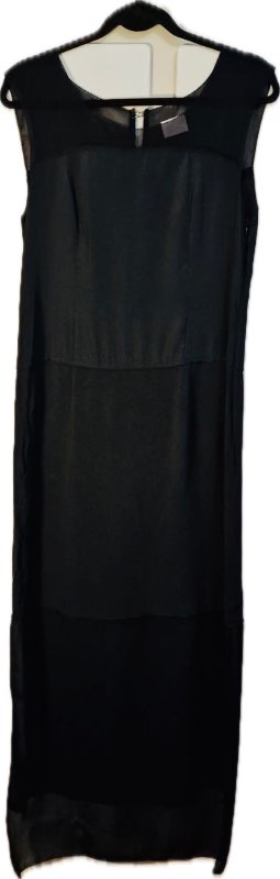 Vila svartur maxi kjóll