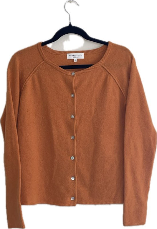 Rosemunde orange ullar og kasmírgolla