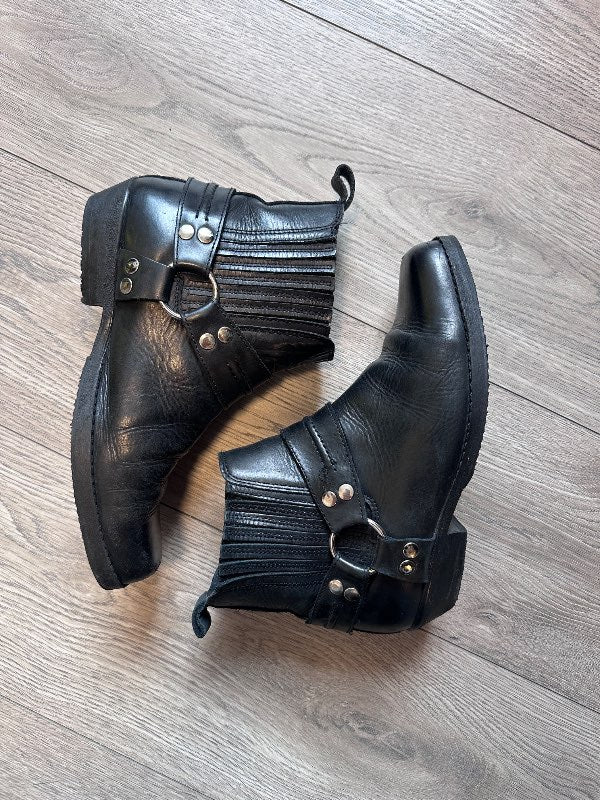 bikerboots svört