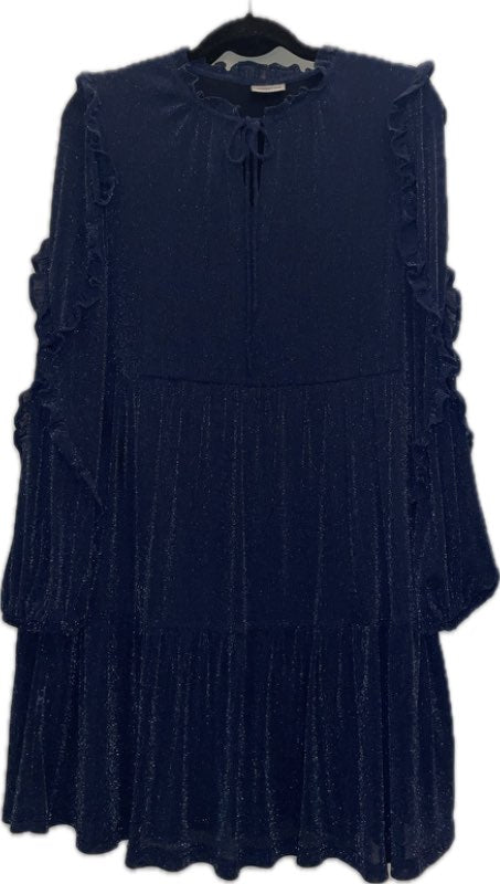 Noisy May blár glimmerkjóll