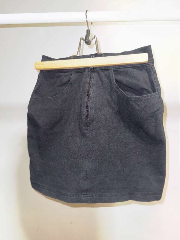 Vintage Diesel – Y2K Svart minipils