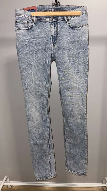 Acne Studios North Marble Wash Skinny Jeans
