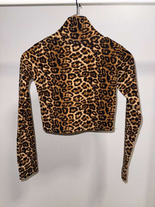 Crop Rúllukragabolur – Leopard