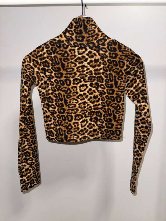 Crop Rúllukragabolur – Leopard