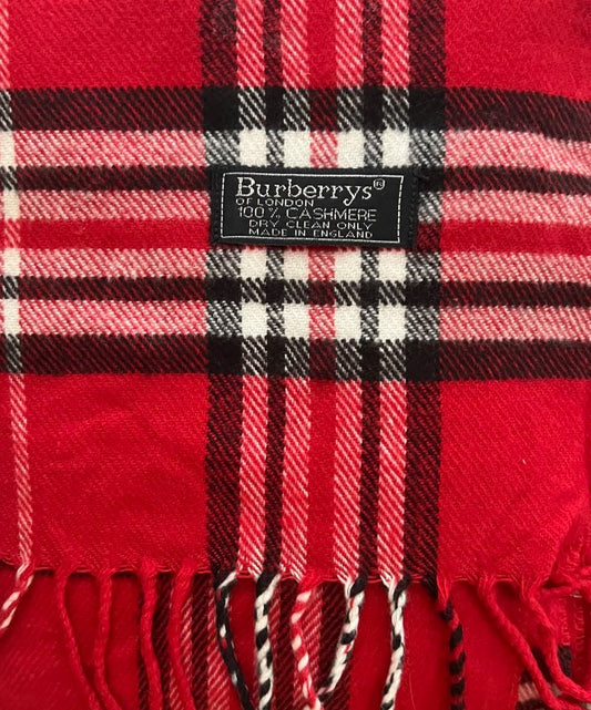 Burberry 100% cashmere vtg trefill