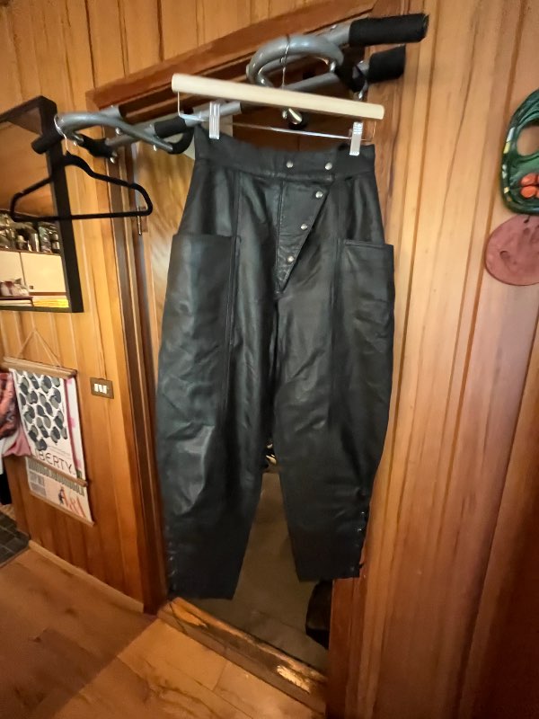 Leðurbuxur 80’s