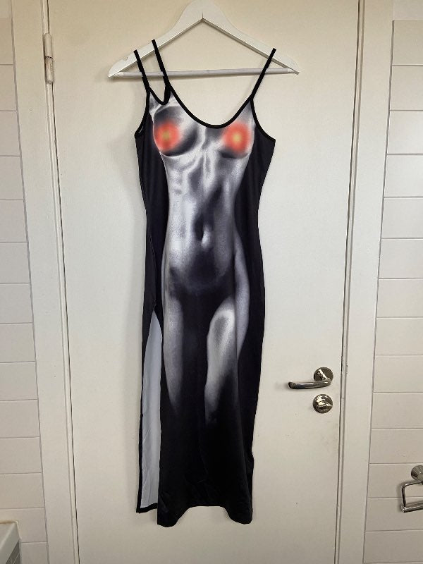 Body print dress