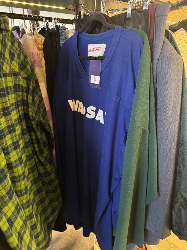 NASA blár hokkí bolur