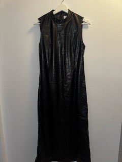 Pleather kjóll