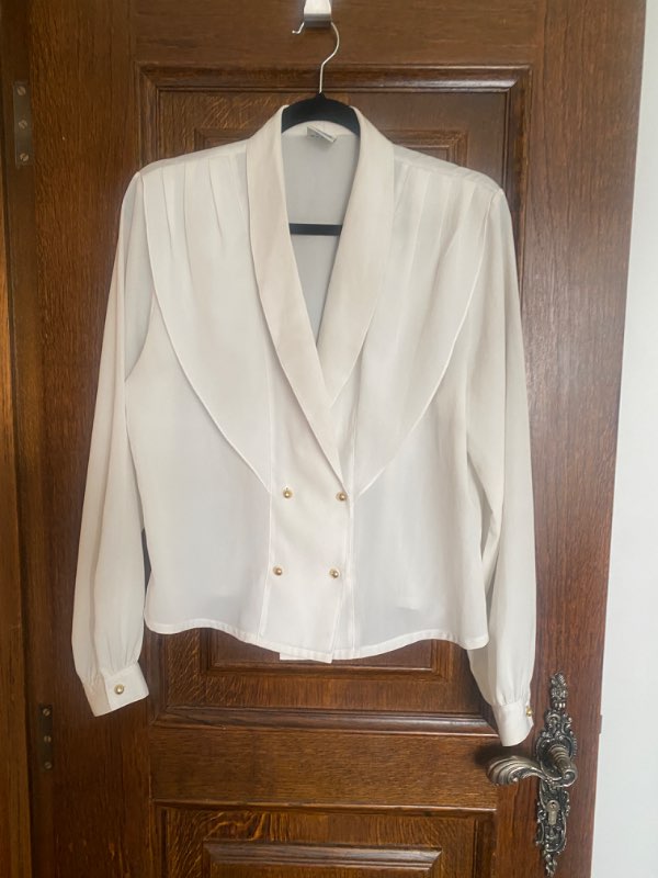 Nineties hvít skyrta