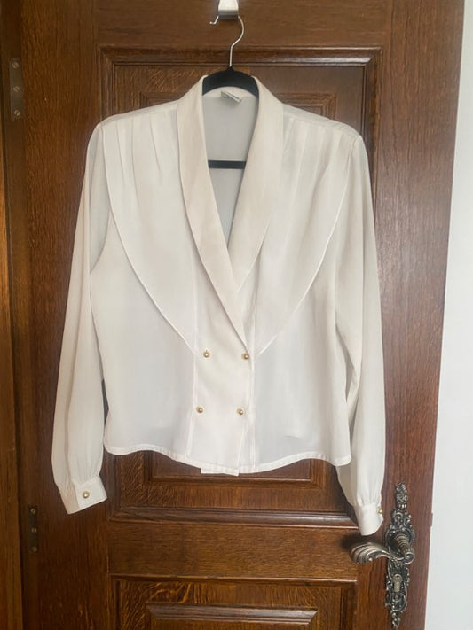 Nineties hvít skyrta