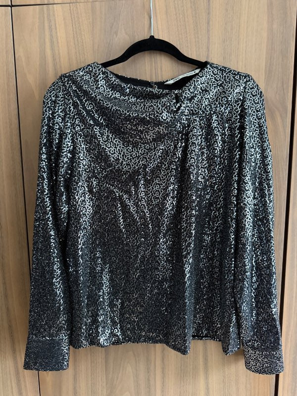 Zara glitrandi toppur