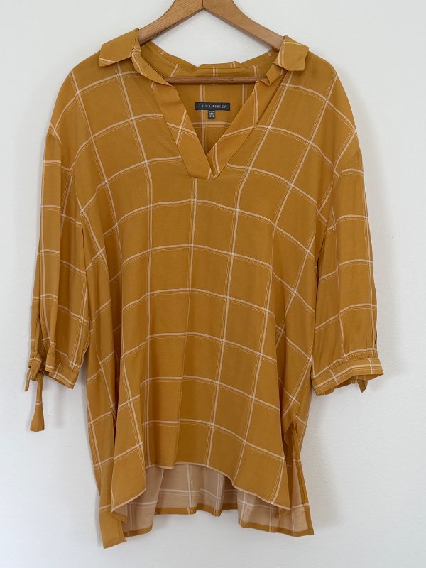 Gul Laura Ashley skyrta -ónotað