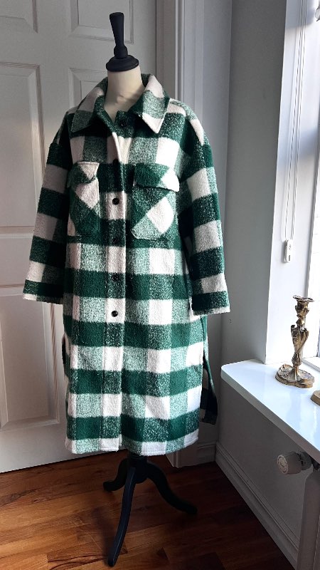 Zara köflóttur skyrtujakki