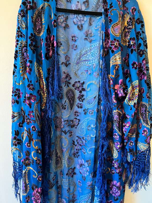 Blátt kimono