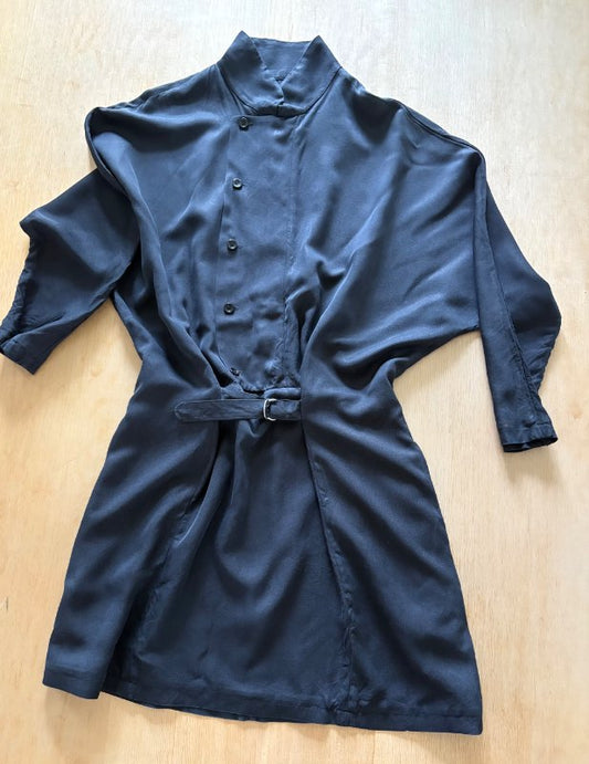 Henrik Vibskov, Belted shirt dress, dark blue