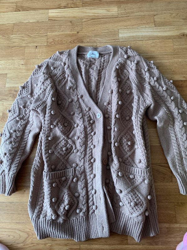 Aritzia Brown Cardigan