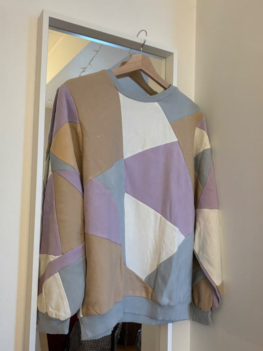Marglit patchwork peysa