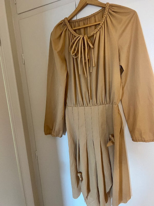 Brúnn vintage kjóll