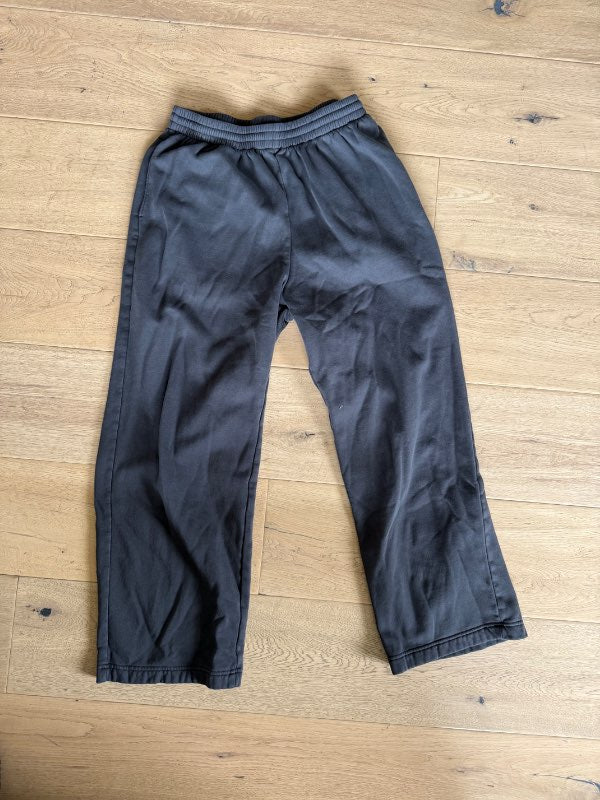 Gráar wide leg joggingbuxur - HM