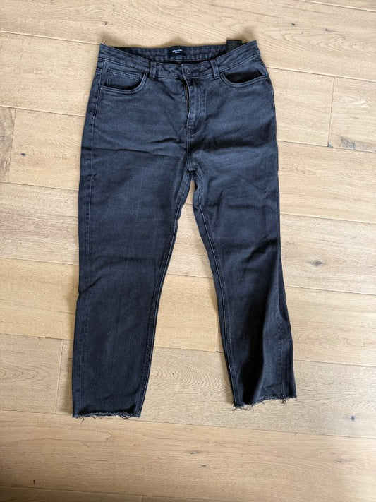 Grásvartar gallabuxur - Vero Moda