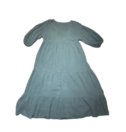 Blá grænn kjóll ónotaðir