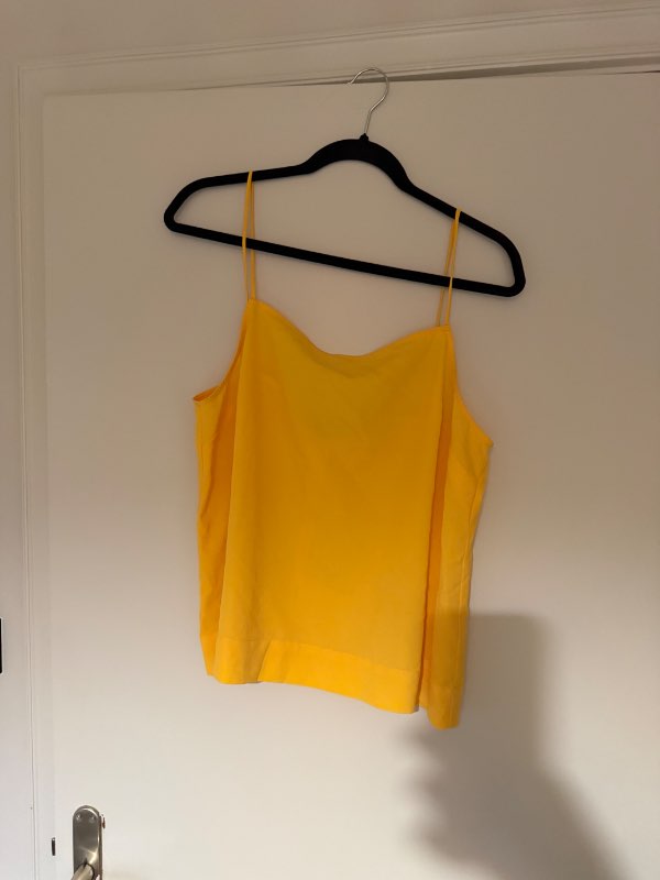 Gulur hlýrabolur - Topshop