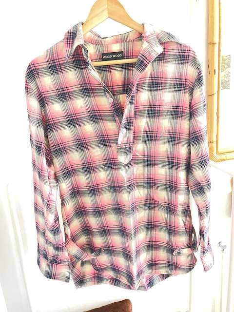 Wood Wood shirt pinkblack/whit