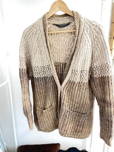 Raquel Allegra cardigan ripped