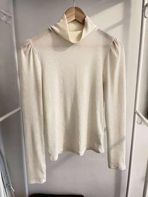 Topshop white turtleneck