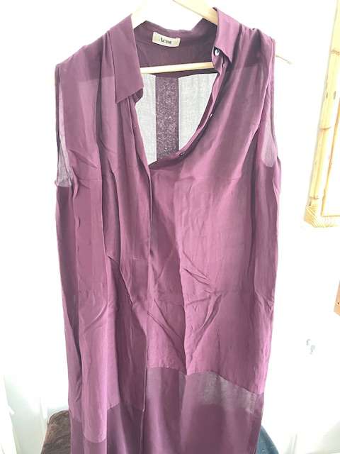 ACNE shirt dress bordeaux