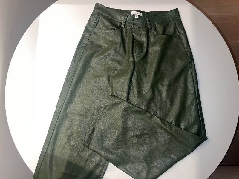 Topshop pleður buxur