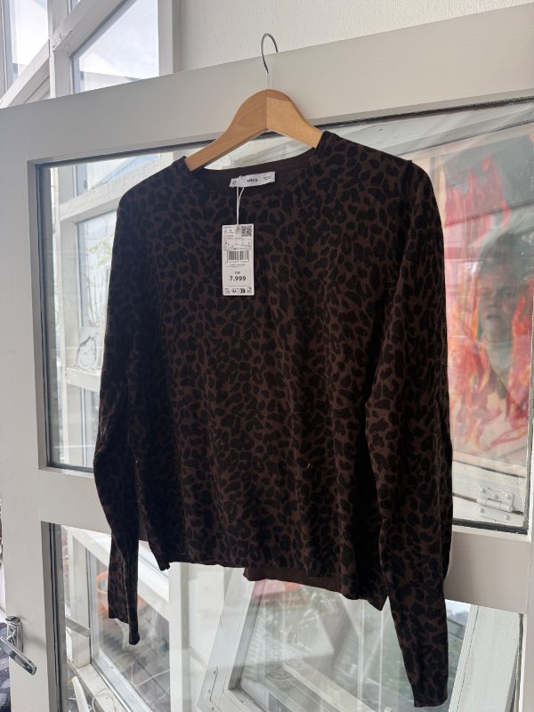 Animal print peysa Mango ný
