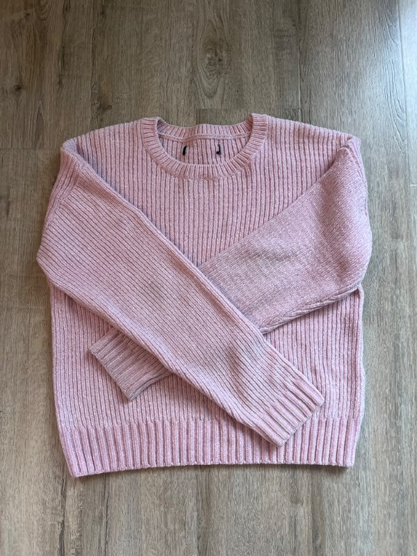 Velour knitted sweater