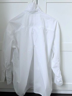 Remain Pleated-Back Organic Cotton Shirt