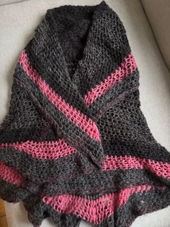 Esualc/Philippe Clause Hand-crocheted shawl wool