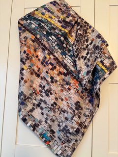 Jane Carr x Jack Whitten silk scarf