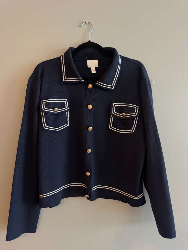 Dökkblá Sailor Peysa