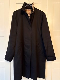 Burberry Camden Car Coat Black Cotton blend